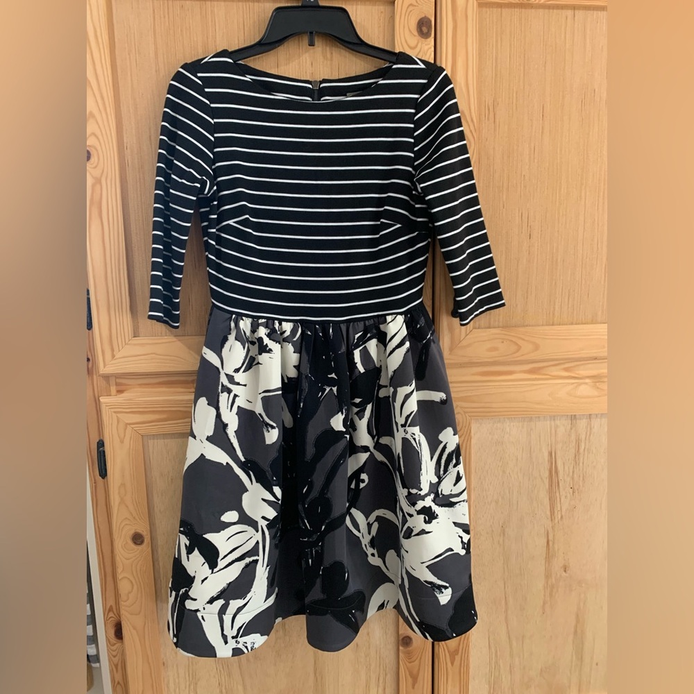 Taylor Black & White Nordstrom Rack Dress sz 2